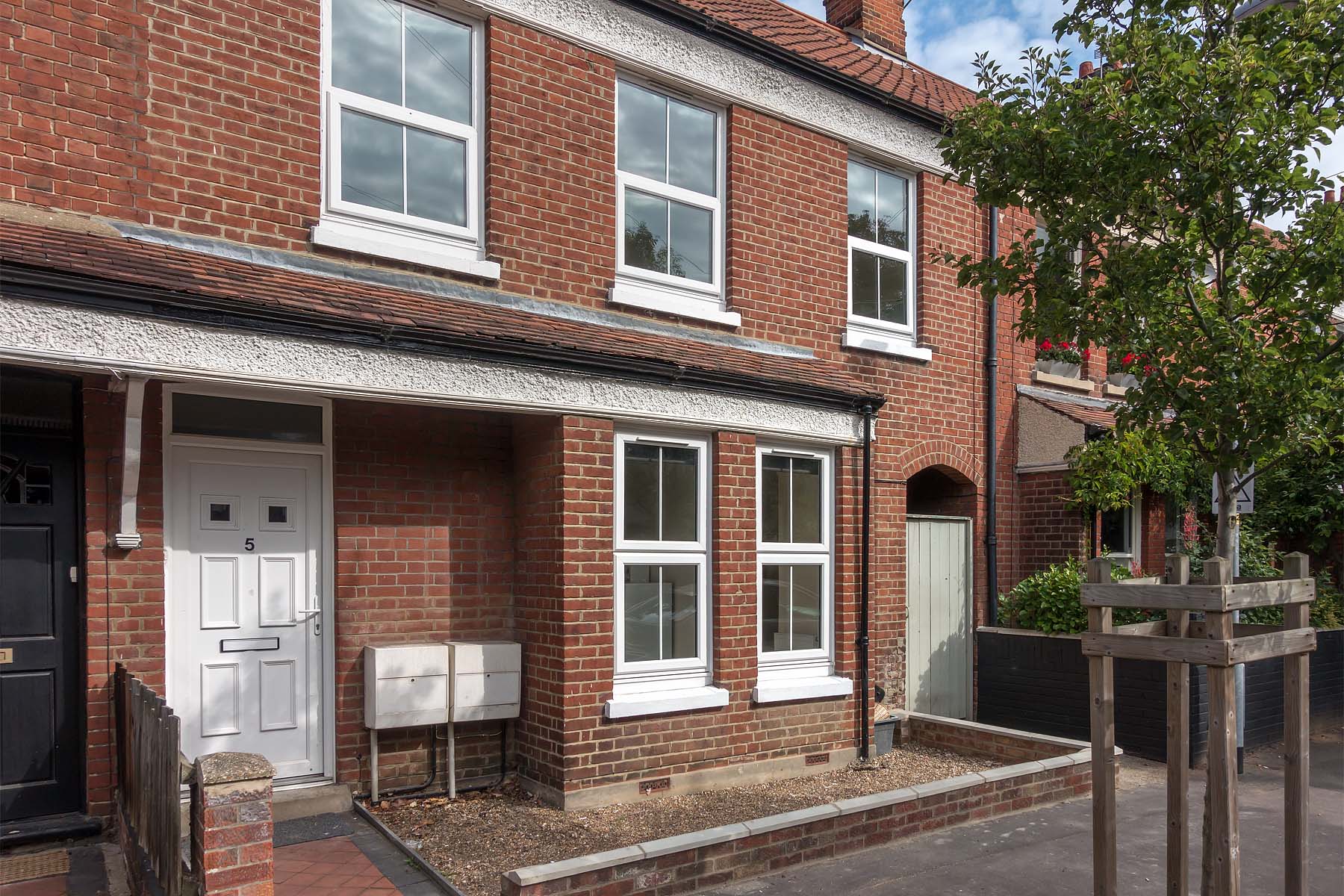 Brick terraced house