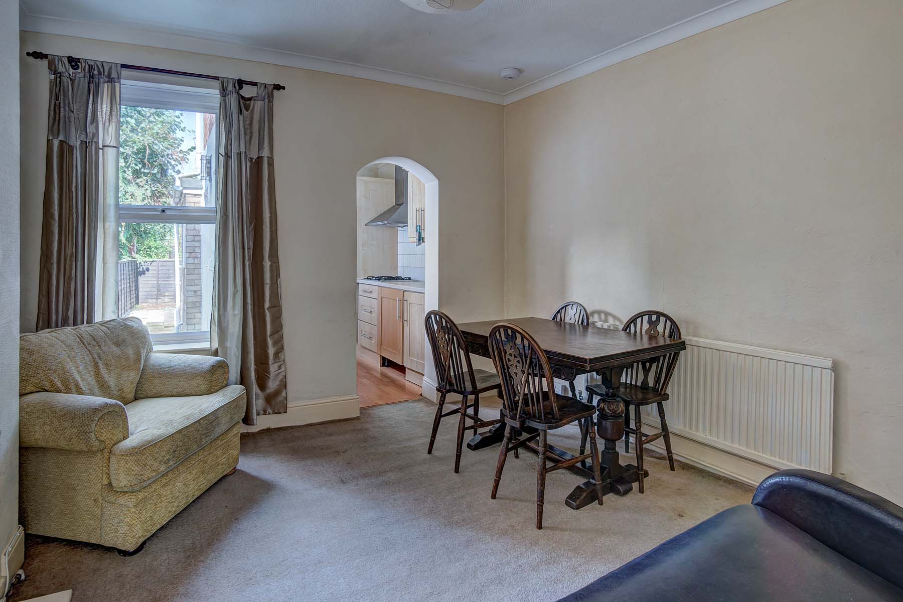 Dining room with table and chairs