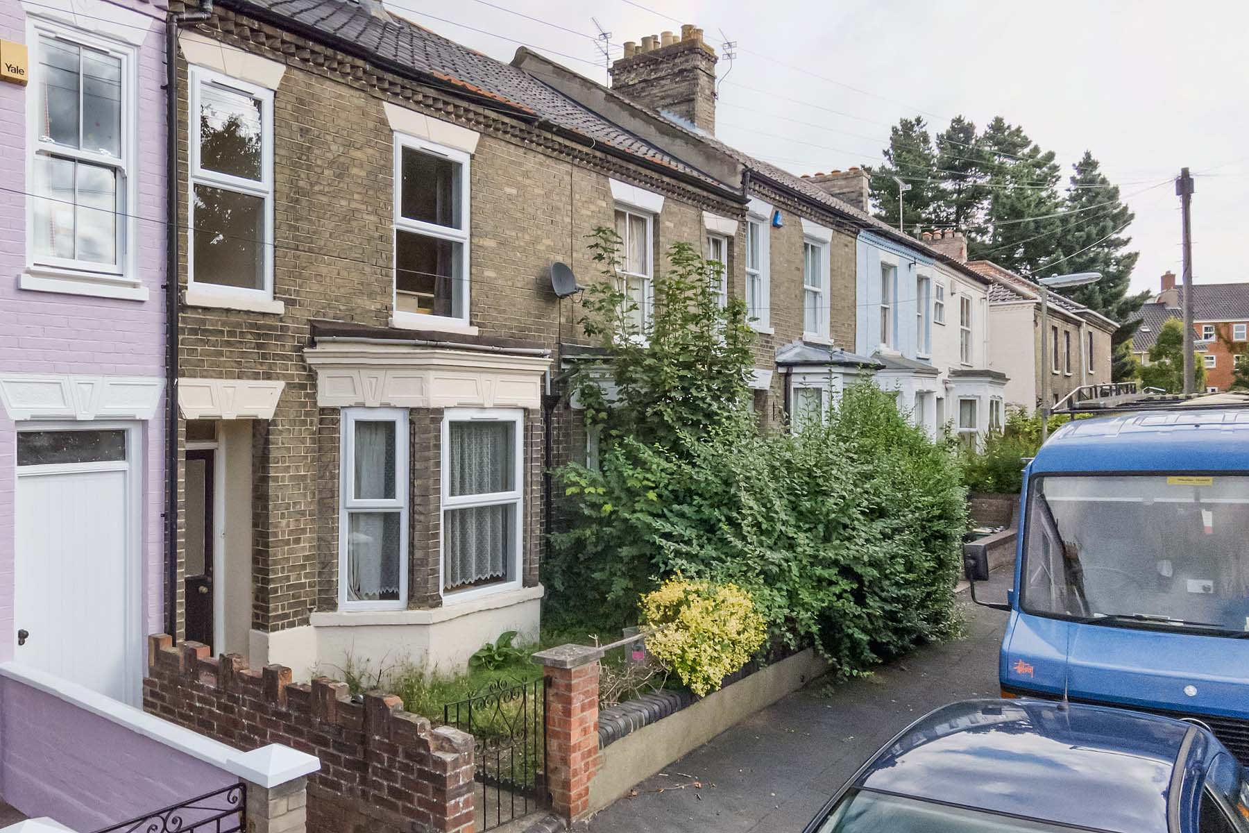 Brick terraced house