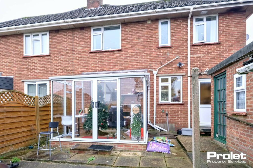 Conservatory at rear of property